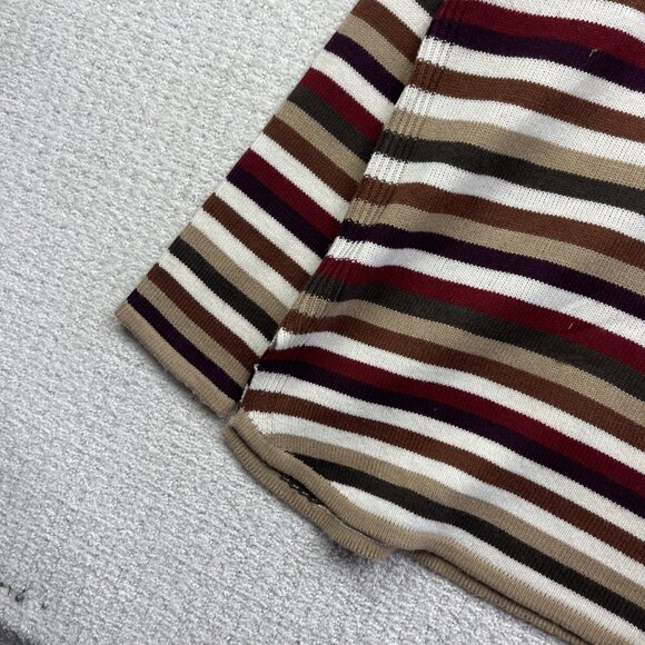 VTG St John’s Bay Knit Boat neck Pullover Sweater Wom Sz XL Multicolor Striped - Picture 3 of 12